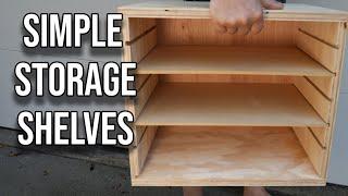 How to Build Simple Storage for Your Shop or Garage