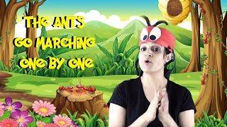 The Ants Go Marching One by One Song | Kids Song | NutSpace