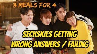 SECHSKIES Getting Wrong Answers & Failing On 3 Meals For 4 (Compilation)