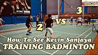 HOW TO TRAINING BADMINTON DOUBLE’S WITH KEVIN SANJAYA SUKAMULJO MEN’S DOUBLE NO 1 IN THE WORLD‼️