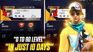 I Tried Top 5 New Viral Tricks Of Free Fire  0 To 90 Levels In Just 10 Days  Nalla Free Fire