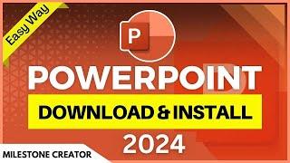 How To Download & Install Microsoft PowerPoint In PC [ Latest-2024 ] 