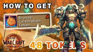 How to get Bronze Celebration TOKENS | 48 Tokens This Week ► WOW: The War Within