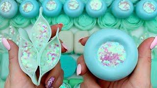 ASMR SOAPCompilation setCrushing soapCutting soap cubesFOAM&GLITTER&STARCH