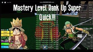 How to Mastery Rank Quickly in Blox Fruits!!!