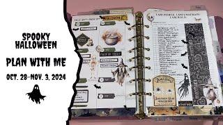 Plan With Me || Oct 28  - Nov  3, 2024 || Franklin Classic Anna Binder || Spooky Halloween