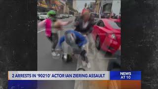 2 arrested for brawl with actor Ian Ziering on Hollywood Boulevard