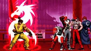 [KOF VS SF] Dragon Ken vs Iori Orochi Team