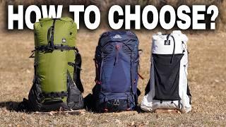 The KEY To Choosing The RIGHT Pack For Backpacking