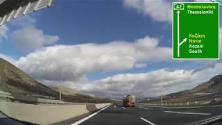 [HD] Egnatia Odos - Greece A2 Motorway - November 2015 - From Ioannina to Thessaloniki (Remastered)