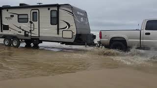 Water Crossing at Oceano Dunes | Pismo Beach, California | The World Cruisers