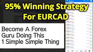 Very Simple & 95% Profitable Forex Trading Strategy On EURCAD