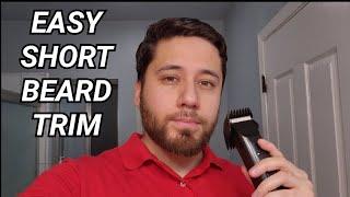 Easy Short Beard Trim And Maintenance