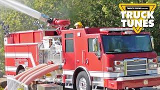 Fire Truck for Children | Truck Tunes for Kids | Twenty Trucks Channel | Pumper