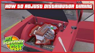 My Summer Car - How To Adjust Distributor Timing Drivable Ricochet 2021 | Ogygia Vlogs