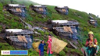 Himalayan Village Life Nepal|Shepherd Rural Life in Winter|Making ghee Shepherd Food|RealNepali Life