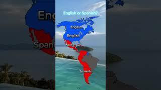 English or Spanish?  #english #spanish #memes #map #america #geography #shorts #countries #video