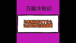 马来西亚发明什么，让全世界都无法超越呢？