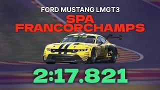 Le Mans Ultimate | Ford Mustang LMGT3 - Spa Francorchamps | Hotlap