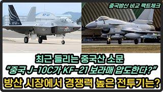 중국 J-10C가 KF-21 압도한다고?, 중국산 소문에 두 기체 비교분석