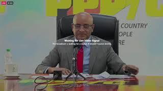 Press Conference by the General Secretary of the People's Progressive Party  Dr. Bharrat Jagdeo