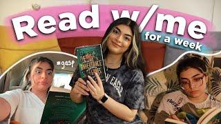 Read With Me for a Week! | realistic reading vlog ​