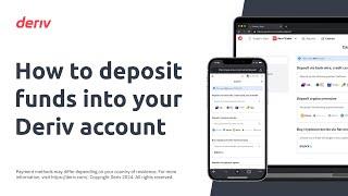 How to deposit funds into your Deriv account