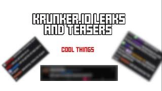 Krunker.io Leaks (SEASON 5 ETA!!!)