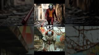 Joker vs Pennywise vs Giant Creature (Hulk, Harley Quinn, Zombie)