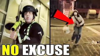 Police Officers Shoot Protesters at Point-Blank Range for NO Reason