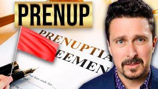 Top Prenup RED Flags [Real Divorce Lawyer Reacts]