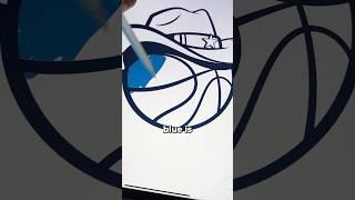 I Tried To Redesign Famous NBA Teams Into Posters! pt2 #nba #dallasmavs #shorts