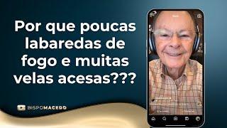 Por que poucas labaredas de fogo e muitas velas acesas???  - Meditação Matinal 16/09/24