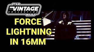 Emperor Palpatine Force Lightning in 16mm