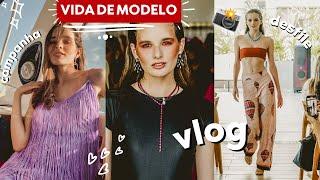 vlog: vida de modelo | desfile de moda e campanha comigo!! (backstage) 