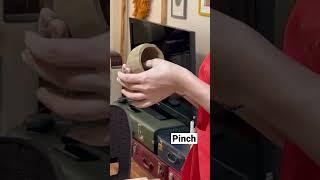Pinch technique #pottery #art #ceramics #ceramicart #pinch