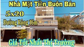 Bán Nhà Mặt Tiền Buôn Bán 5x20 | Nhà Đất Bình Dương | Bán Nhà Thành Phố Tân Uyên bình Dương