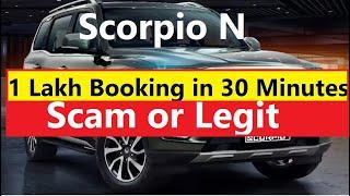 1 LAKH SCORPIO N BOOKINGS. REALITY EXPOSED !!