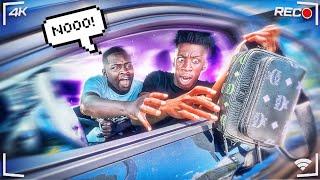 THROWING MY BOYFRIENDS BAG OUT THE WINDOW!!! *BAD IDEA*