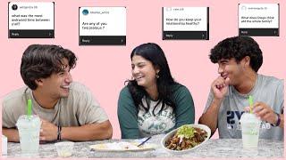 answering JUICY questions (mukbang)