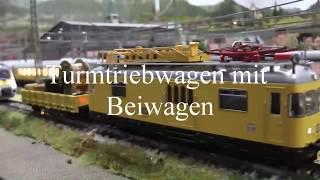 Wolfgangs Märklin Modellbahn Turmtriebwagen auf der Anlage movie