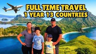 First Year of Full-Time Family Travel: The Ultimate Recap!