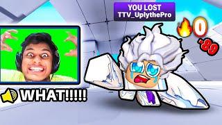 I ended a STREAMERS WINSTREAK and he RAGEQUIT..(Roblox Rivals)