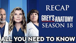 Grey´s Anatomy Season 18 Recap | ALL YOU NEED TO KNOW