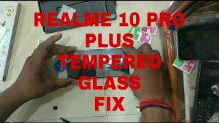 Uv tempered glass installation on Oppo Reno 8T /Realme 10 Pro Plus Glass