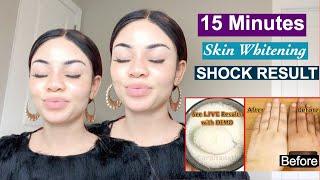 15 Minutes Instant Skin Whitening | DIY Home Remedy SHOCKING RESULT - Foaming Facial Bleach