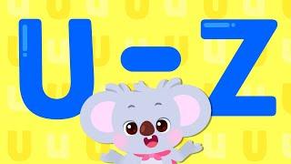 English Alphabet U-Z| Kids Songs & Educational Song | ABC Alphabet Songs for Kids | Lotty Friends