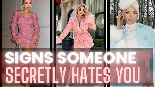 Signs Someone Secretly Hates You | Covert Behaviors And Tactics