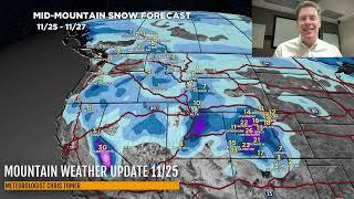 Mountain Weather Update 11/25, Meteorologist Chris Tomer