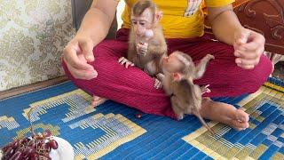 Baby LeDuc Moaning Voice Asking Brother Milo Sharing Food To Him